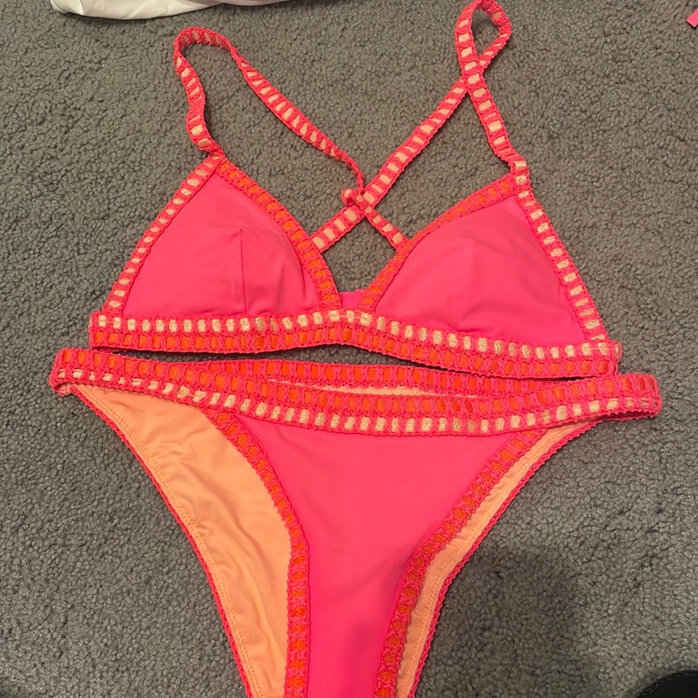 Pink/orange Victoria’s Secret bikini